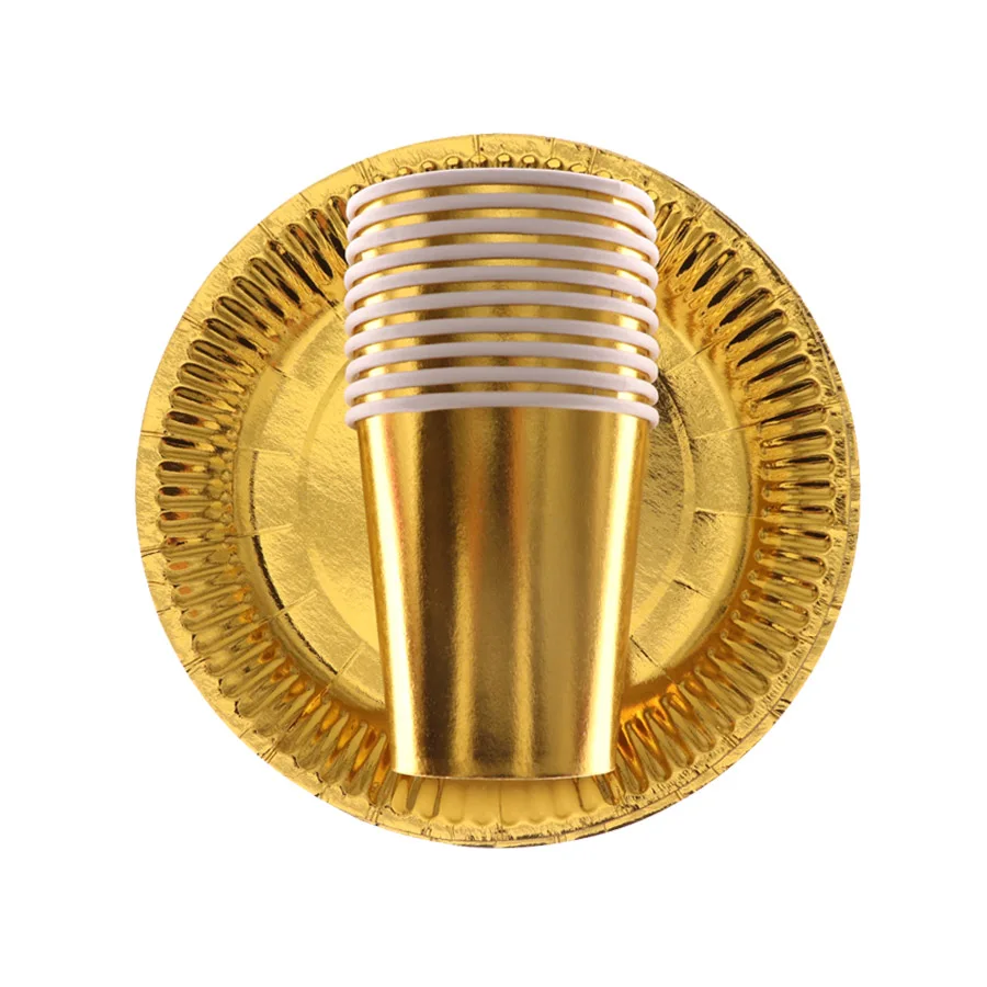 10Pcs/set disposable tableware Gold Poil happy birthday Christmas Birthday Party Decor Kids Baby Shower Party Supplies
10Pcs/set disposable tableware Gold Poil happy birthday Christmas Birthday Party Decor Kids Baby Shower Party Supplies