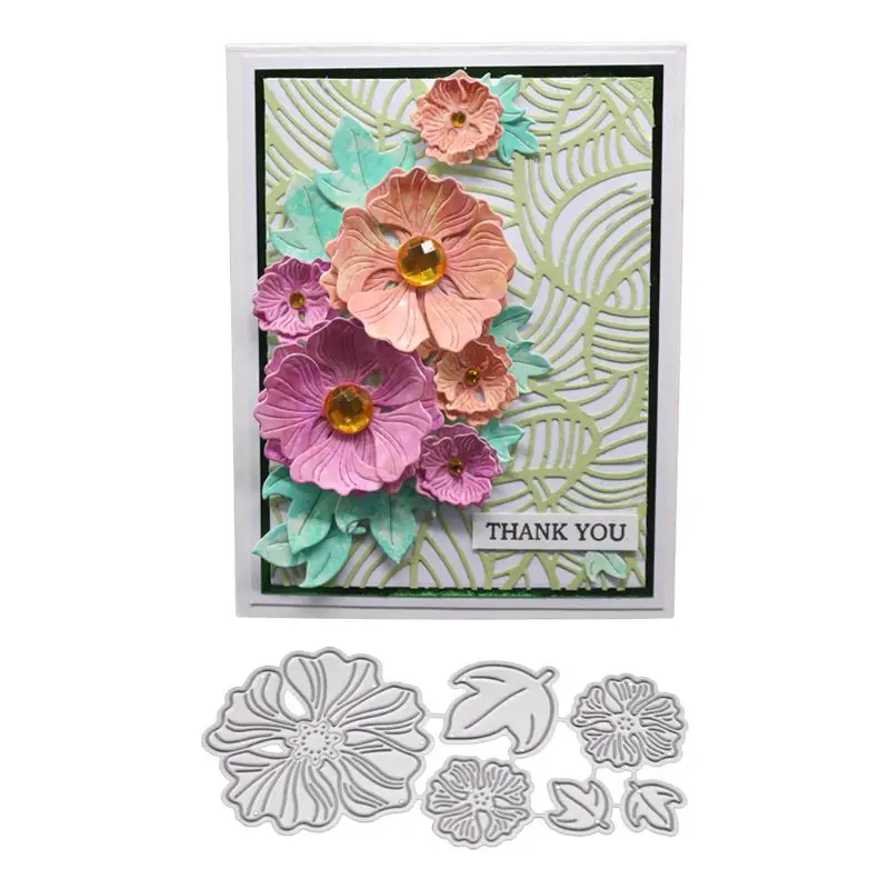 3D Flower Metal Cutting Dies Stencil DIY Scrapbooking Album Stamp Paper Card Embossing Craft Decor
3D Flower Metal Cutting Dies Stencil DIY Scrapbooking Album Stamp Paper Card Embossing Craft Decor
