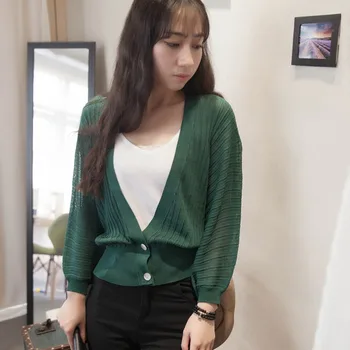 Knitted Cardigan Women Plus Size Summer Cardigan Sweater Women Loose Lantern Sleeve Coat Cardigan Sweater Cardigans Korean Top
Knitted Cardigan Women Plus Size Summer Cardigan Sweater Women Loose Lantern Sleeve Coat Cardigan Sweater Cardigans Korean Top