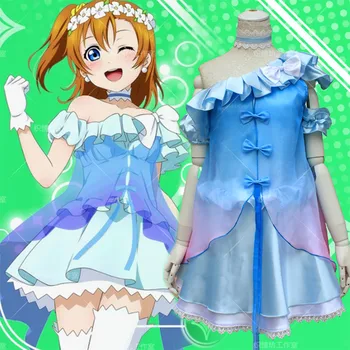 Hot Anime Love Live Kousaka Honoka Cosplay Theatrical Costume Apparel Blue Chiffon Satin Lolita Dresses Present Garland ZQ014
Hot Anime Love Live Kousaka Honoka Cosplay Theatrical Costume Apparel Blue Chiffon Satin Lolita Dresses Present Garland ZQ014