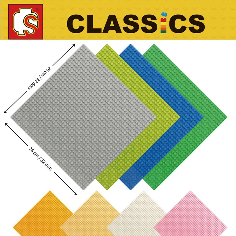 Base Plate 32*32 Dot Mini Action Figures Playmobil Building Blocks Bricks Compatible Minecrafted City Toys for Children
Base Plate 32*32 Dot Mini Action Figures Playmobil Building Blocks Bricks Compatible Minecrafted City Toys for Children