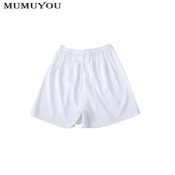 Women Casual Faux Silk Safety Short Pants Solid Safe Underwear Elastic Waist Breathable Underwear's Home Wear Soft New 038-A159
Women Casual Faux Silk Safety Short Pants Solid Safe Underwear Elastic Waist Breathable Underwear's Home Wear Soft New 038-A159