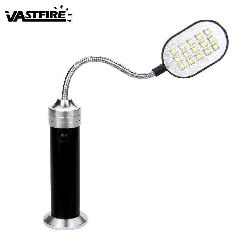 VastFire AAA battery Magnet Flexible Flashlight Lamp 15 SMD LED for Working Home Use
VastFire AAA battery Magnet Flexible Flashlight Lamp 15 SMD LED for Working Home Use
