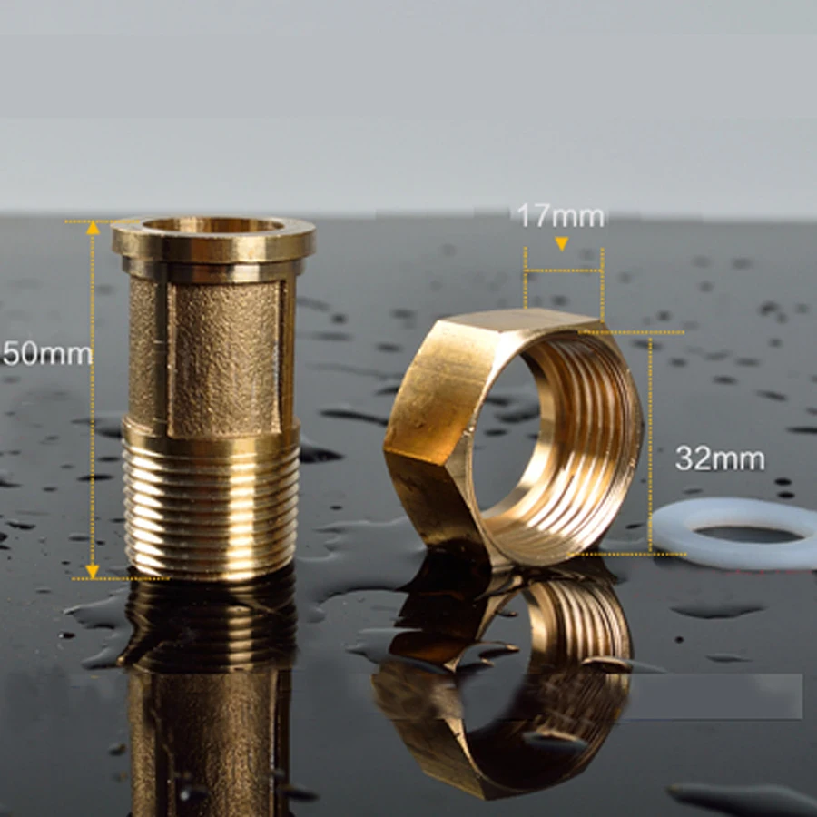 DN25 1" BSP Female Turn DN20 3/4" BSP Male Thread Brass Hex Reducer Pipe Fitting Pole Length 45mm Nut Height 16mm For Water Mete
DN25 1" BSP Female Turn DN20 3/4" BSP Male Thread Brass Hex Reducer Pipe Fitting Pole Length 45mm Nut Height 16mm For Water Mete