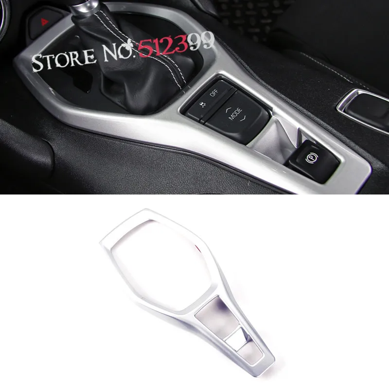 1* Car Innterior ABS Gear Shift Box Panel Frame Cover Trim For Chevrolet Camaro Sixth Gen. 2016 2017 Car Accessiores Styling
1* Car Innterior ABS Gear Shift Box Panel Frame Cover Trim For Chevrolet Camaro Sixth Gen. 2016 2017 Car Accessiores Styling