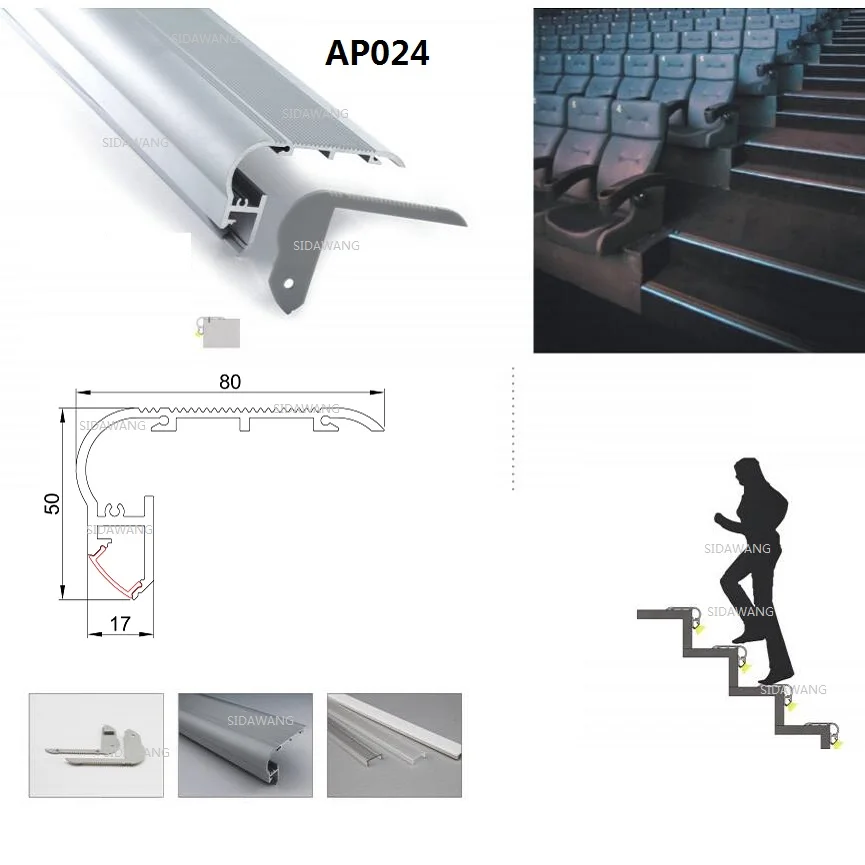 2Packs x 200cm Stair Led Aluminum Channel , Stair Led Aluminum Profile for Led strip 12mm housing AP024
2Packs x 200cm Stair Led Aluminum Channel , Stair Led Aluminum Profile for Led strip 12mm housing AP024