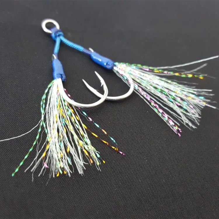 FUNADAIKO 5packs/lot high carbon steel fishing hook double hook fishing assist hook feather hooks jigging hook jig head
FUNADAIKO 5packs/lot high carbon steel fishing hook double hook fishing assist hook feather hooks jigging hook jig head