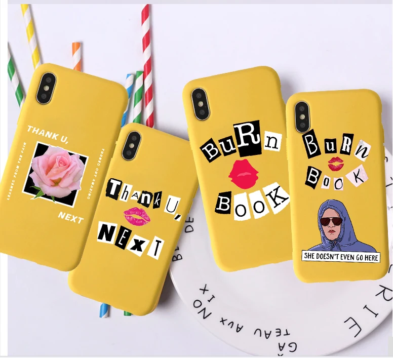 Thank U, Next Ariana Grande Candy Color TPU Case phone For iphone X 7 XS XR XSMA 11 11Pro Burn Book Mean Girls Kiss case Cover
Thank U, Next Ariana Grande Candy Color TPU Case phone For iphone X 7 XS XR XSMA 11 11Pro Burn Book Mean Girls Kiss case Cover