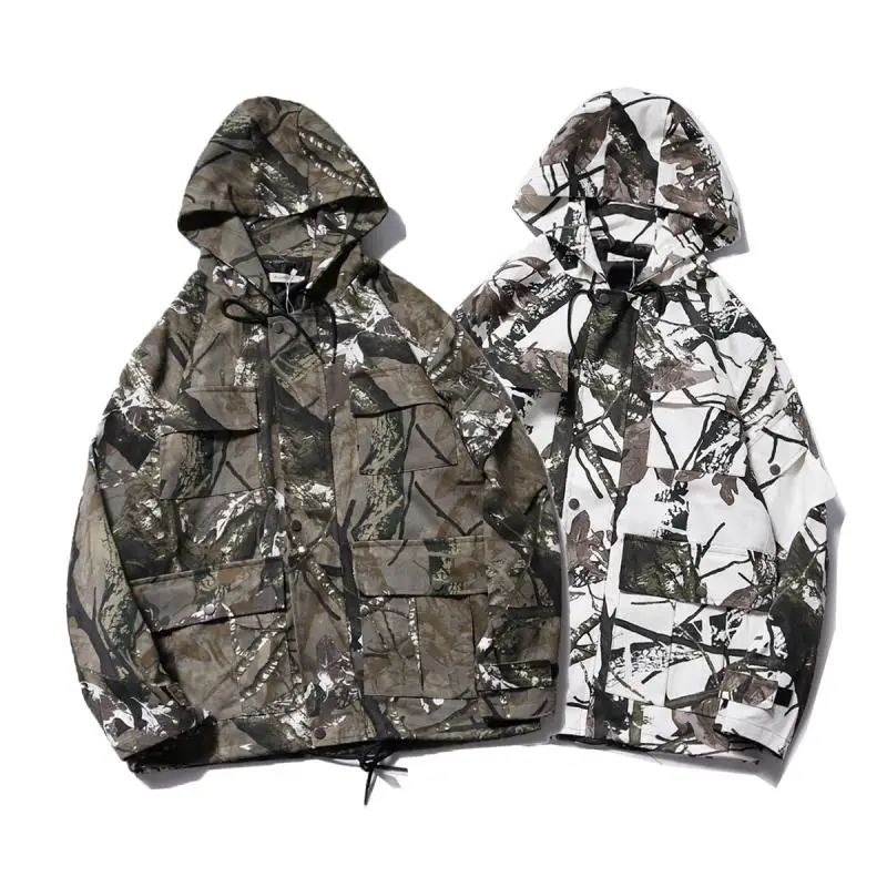 Men autumn winter camouflage hooded tactical jacket Korean style multi pockets coat male vintage casual windbreaker streetwear
Men autumn winter camouflage hooded tactical jacket Korean style multi pockets coat male vintage casual windbreaker streetwear