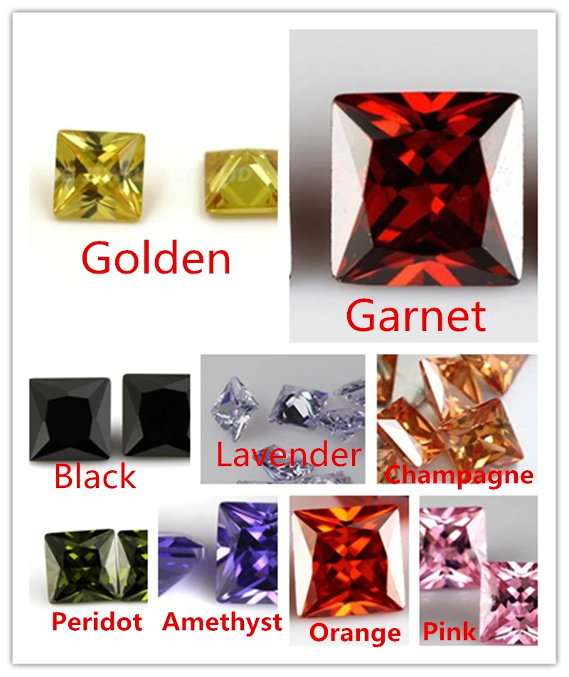 MRHUANG Shine!50pcs/pack Grade AAA color CZ Cubic Square Shape 9*9MM Zirconia Stone DIY Beads For earring ring Jewelry
MRHUANG Shine!50pcs/pack Grade AAA color CZ Cubic Square Shape 9*9MM Zirconia Stone DIY Beads For earring ring Jewelry