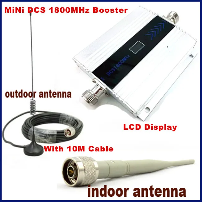 LCD Display !!! Mini DCS 1800Mhz Mobile Phone Signal Booster , DCS Signal Repeater , Cell Phone Amplifier with Cable + Antenna
LCD Display !!! Mini DCS 1800Mhz Mobile Phone Signal Booster , DCS Signal Repeater , Cell Phone Amplifier with Cable + Antenna