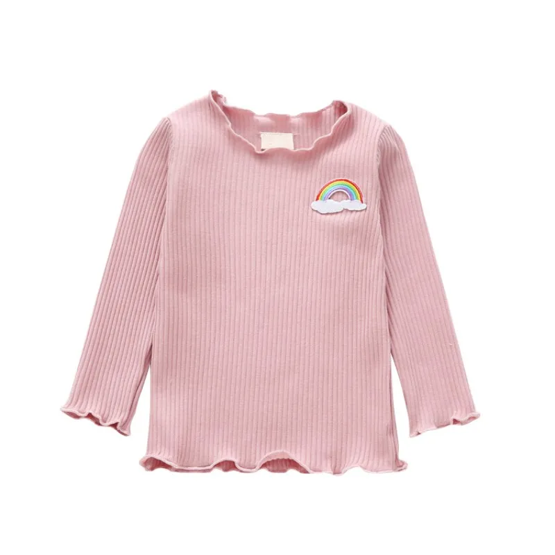 Girls T-Shirt Winter/Autumn Baby Girls Long Sleeve T-Shirt Cute Cartoon Print Tops Children Clothing Solid 
Girls T-Shirt Winter/Autumn Baby Girls Long Sleeve T-Shirt Cute Cartoon Print Tops Children Clothing Solid