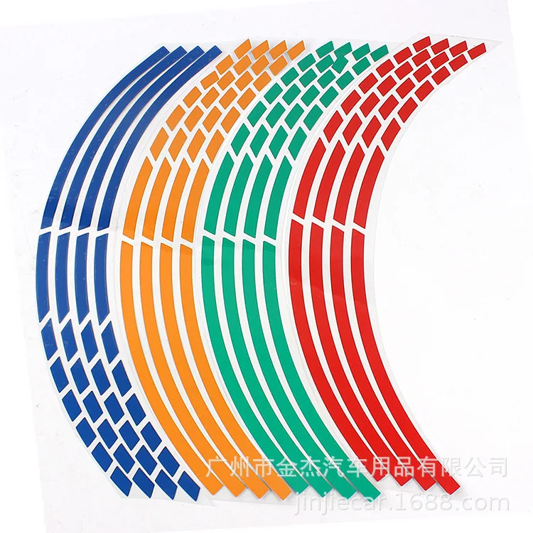 By DHL 100set 2pcs/set 6 Colors Options 16 Strips Wheel Sticker Reflective Rim Stripe Tape Bike Motorcycle 17 18inch Stickers
By DHL 100set 2pcs/set 6 Colors Options 16 Strips Wheel Sticker Reflective Rim Stripe Tape Bike Motorcycle 17 18inch Stickers