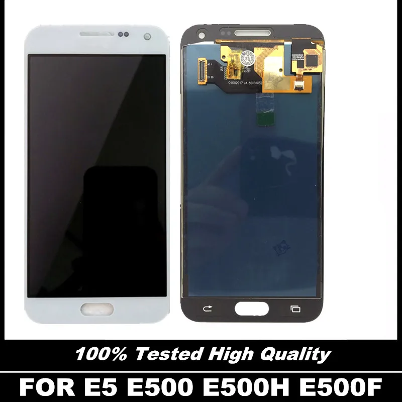 100% Tested E500 LCD For Samsung Galaxy E5 E500 E500F E500H E500M Phone LCD Display Screen Digitizer Touch Assembly Replacement
100% Tested E500 LCD For Samsung Galaxy E5 E500 E500F E500H E500M Phone LCD Display Screen Digitizer Touch Assembly Replacement