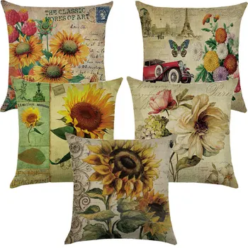 Vintage Cushion Cover Floral Printed Pillowcase Cotton Linen Decorative Pillows for Sofa Case on the Pillow Cover 40567-1
Vintage Cushion Cover Floral Printed Pillowcase Cotton Linen Decorative Pillows for Sofa Case on the Pillow Cover 40567-1