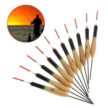 10 Pcs/Set Fishing Float Lightweight Wood Tackle Sensitive Buoyancy Buoy Paulownia Stick Floats Fleet Vertical Accessories
10 Pcs/Set Fishing Float Lightweight Wood Tackle Sensitive Buoyancy Buoy Paulownia Stick Floats Fleet Vertical Accessories