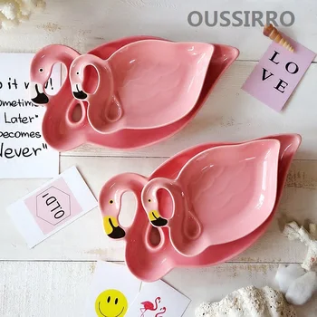 OUSSIRRO Love Theme Fashion Flamingo Design For Breakfast Cute Lady Gift Dishes Or Room Decorated Tools Ceramic Dishes
OUSSIRRO Love Theme Fashion Flamingo Design For Breakfast Cute Lady Gift Dishes Or Room Decorated Tools Ceramic Dishes
