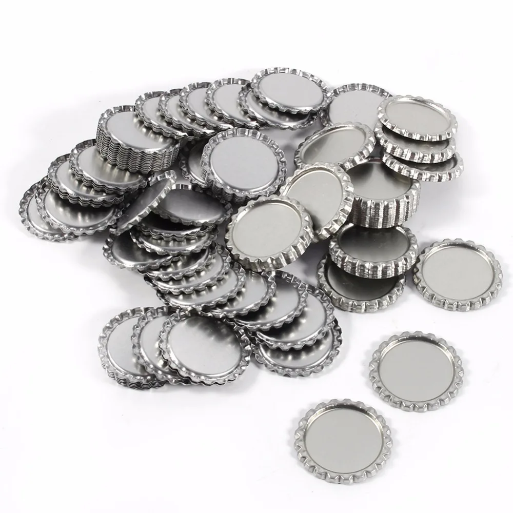 100pcs Flat 1" Silver Color Tinplate Bottle / Cork Seal Lids Stoppers Cover without Hole Hot
100pcs Flat 1" Silver Color Tinplate Bottle / Cork Seal Lids Stoppers Cover without Hole Hot