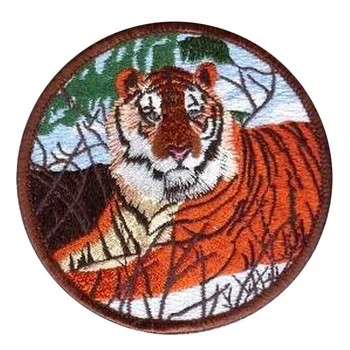 Embroidered Tiger Badges Made by Twil with Merrow Border and PVC Backing Make as Client Request MOQ50pcs Free Shipping
Embroidered Tiger Badges Made by Twil with Merrow Border and PVC Backing Make as Client Request MOQ50pcs Free Shipping