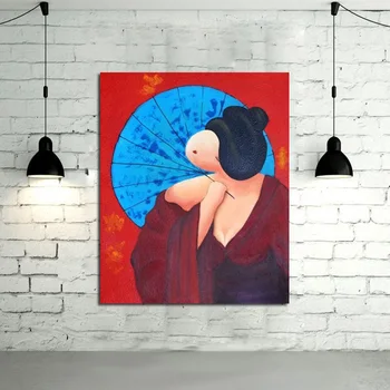 Free Shipping Modern Figure Painting Chubby Women with Umbrella Canvas Oil Painting On Canvas Wall Art Decoration Art Picture
Free Shipping Modern Figure Painting Chubby Women with Umbrella Canvas Oil Painting On Canvas Wall Art Decoration Art Picture