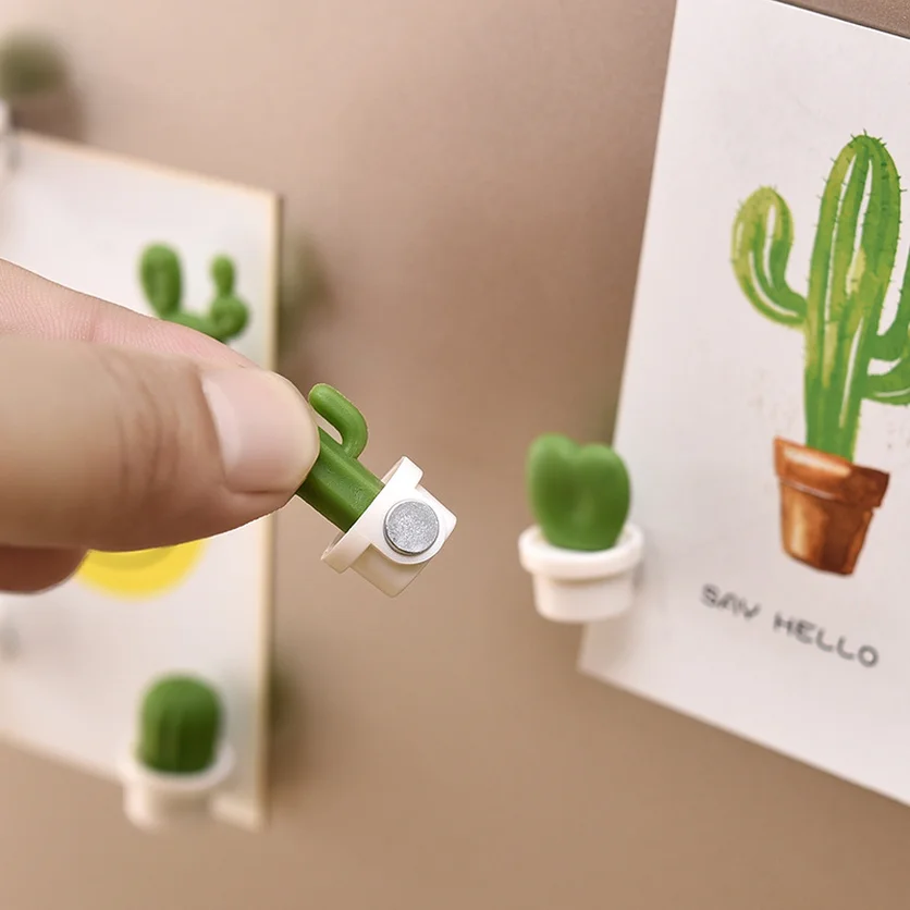 6Pcs/Pack Kawaii Fridge Magnet Cute Cactus Succulent Plant Magnet Button Cactus Refrigerator Message Sticker Home Decoration New
6Pcs/Pack Kawaii Fridge Magnet Cute Cactus Succulent Plant Magnet Button Cactus Refrigerator Message Sticker Home Decoration New
