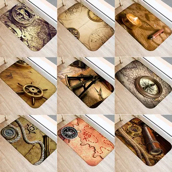 Map Telescope Copass Pattern Door Mats Anti-Slip Suede Carpet Doormats Kitchen Living Room Outdoor Floor Mat Rug 40*60cm 48238
Map Telescope Copass Pattern Door Mats Anti-Slip Suede Carpet Doormats Kitchen Living Room Outdoor Floor Mat Rug 40*60cm 48238