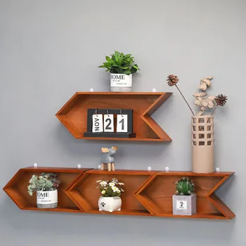 Wood Wall Shelf Retro Vintage Storage Rack Hanging Storage Holder Arrow Shaped Wall Shelves Home Decoration Storage Organizer
Wood Wall Shelf Retro Vintage Storage Rack Hanging Storage Holder Arrow Shaped Wall Shelves Home Decoration Storage Organizer