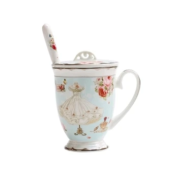2017 Romantic lace high-grade bone china mug with cover the cup of coffee cup Free shipping
2017 Romantic lace high-grade bone china mug with cover the cup of coffee cup Free shipping