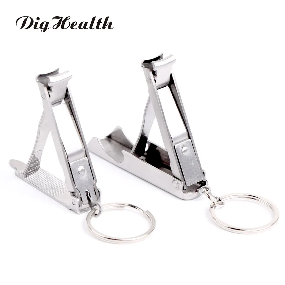 Dighealth 1pcs Stainless Steel Foldable Nail Clippers Cutter With Keychain Cutter Trimmer Scissor For Finger Toe Nail Art Tool
Dighealth 1pcs Stainless Steel Foldable Nail Clippers Cutter With Keychain Cutter Trimmer Scissor For Finger Toe Nail Art Tool