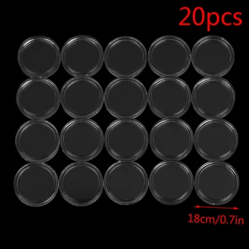 20pcs/lot Transparent Plastic Coin Holder Coin Collecting Box Case For Coins Storage Capsules Protection Boxes Container 18mm
20pcs/lot Transparent Plastic Coin Holder Coin Collecting Box Case For Coins Storage Capsules Protection Boxes Container 18mm