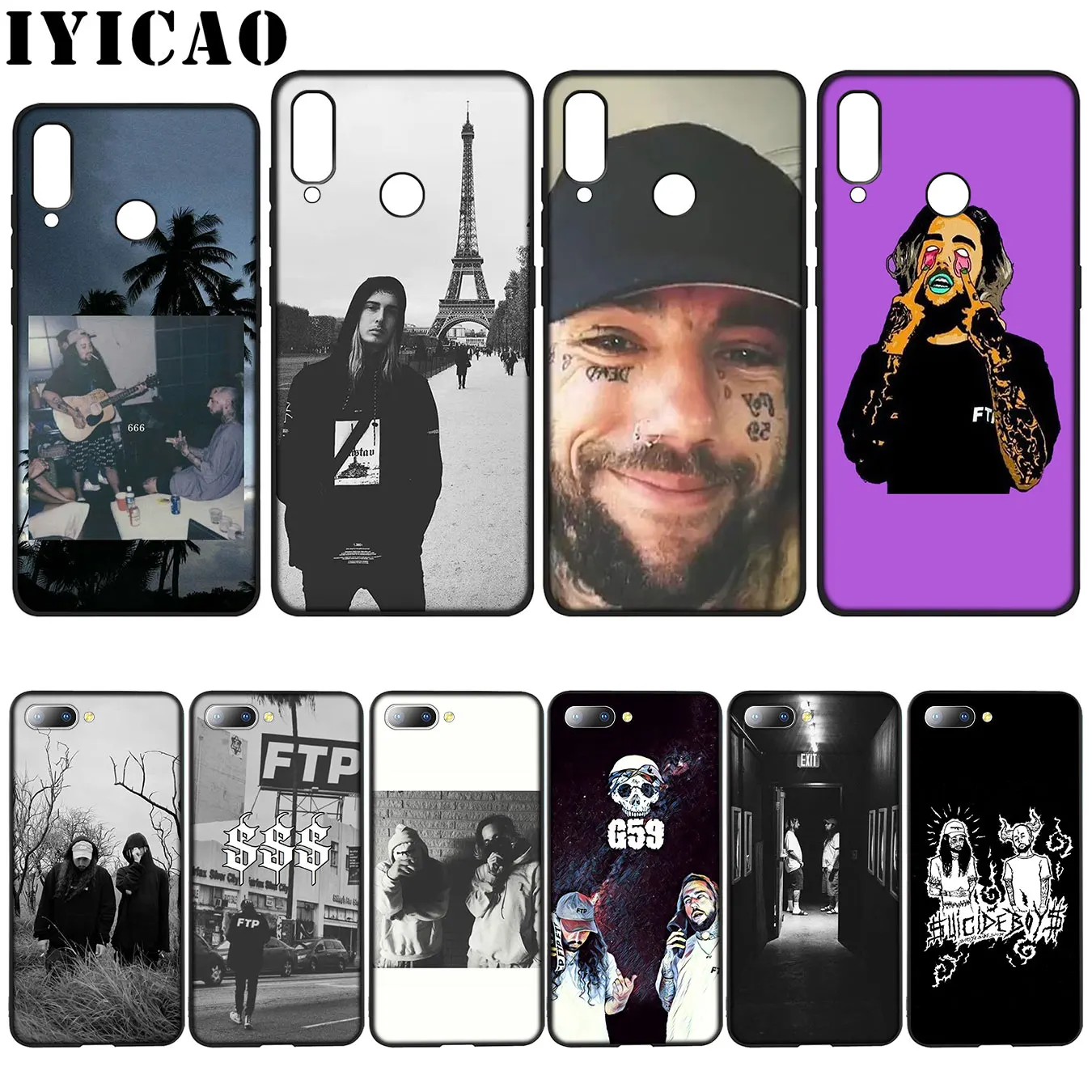 IYICAO Suicideboys FTP G59 высококачественный силиконовый чехол для Huawei Y7 Y6 Prime Y9 2018 Honor 8C 8X 8 9