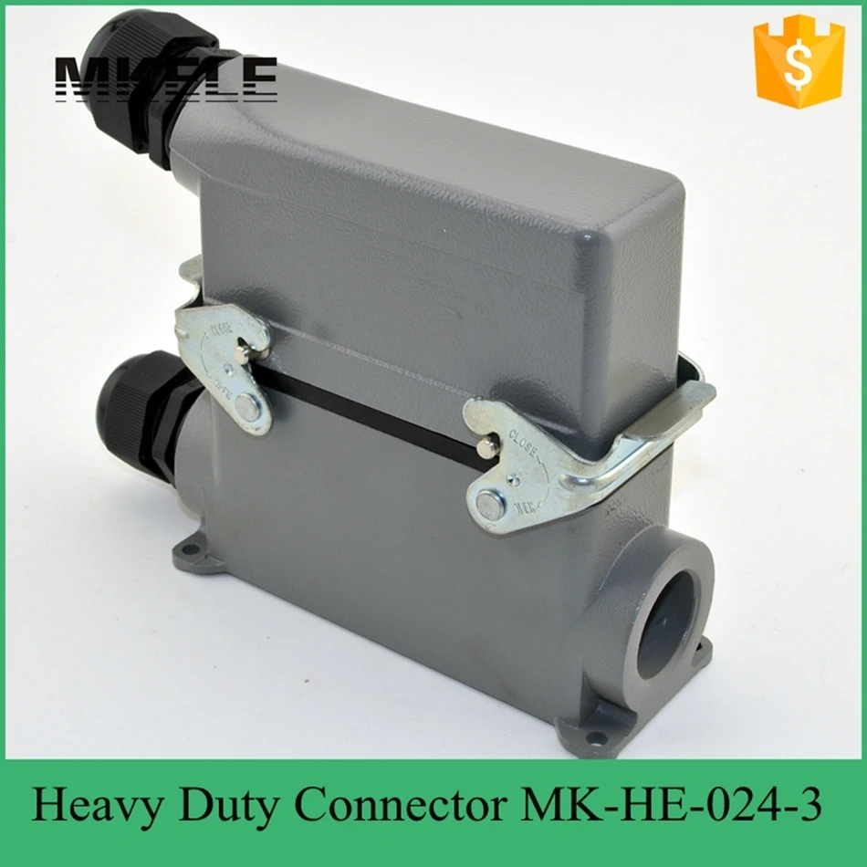 24PIN 16A Waterproof IP67 Heavy Duty Connector 24 Core Aviation Plug Flame Retardant MK-HE-024-3 | Обустройство дома