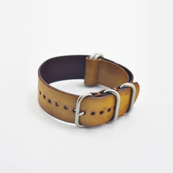 Zfashion 20/22mm Genuine Leather yellow black buckle Watchband Handmade Vintage Stitching Design Wristband Calfskin Strap #BF
Zfashion 20/22mm Genuine Leather yellow black buckle Watchband Handmade Vintage Stitching Design Wristband Calfskin Strap #BF