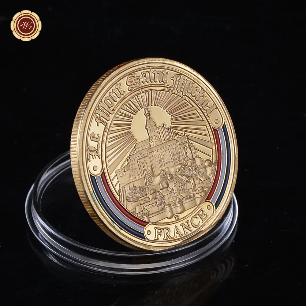 WR Home Decoration Accessories Gold Coin 24k 999.9 France Style Metal Coin High Quality Metal Crafts 40mm
WR Home Decoration Accessories Gold Coin 24k 999.9 France Style Metal Coin High Quality Metal Crafts 40mm