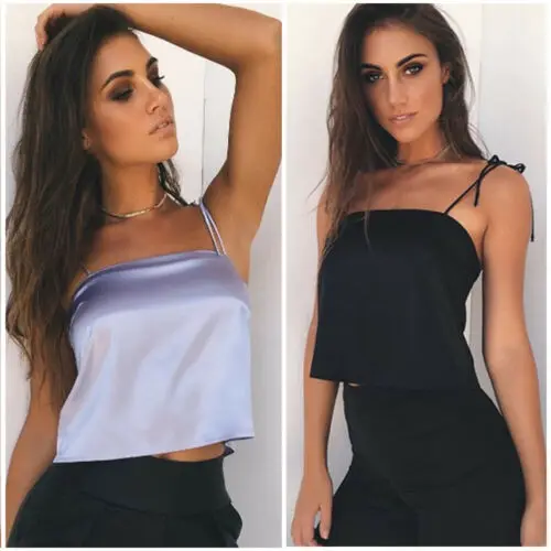 Fashion Women Sexy Sleeveless Camis WomanTank Top Bustier Vest Crop Top Summer Casual Streetwear Solid Color 2019 New Arrival
Fashion Women Sexy Sleeveless Camis WomanTank Top Bustier Vest Crop Top Summer Casual Streetwear Solid Color 2019 New Arrival
