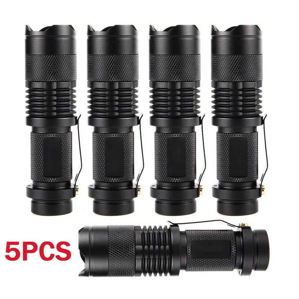 Ultra bright portable LED Flashlight 14500 LM Q5 Mini LED Flashlight Use AA/14500 Zoom Adjustable Focus Torch T6 Flashlight Ligh
Ultra bright portable LED Flashlight 14500 LM Q5 Mini LED Flashlight Use AA/14500 Zoom Adjustable Focus Torch T6 Flashlight Ligh