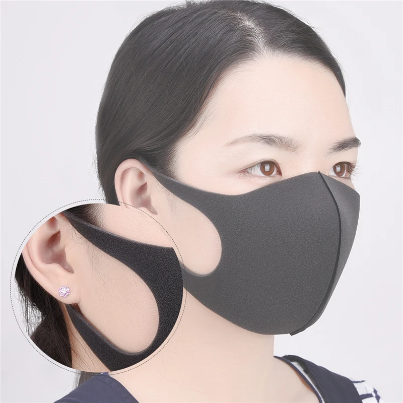 3Pcs/pack Washable Sponge Mouth Mask Anti Dust Anti Pollution Breathable Black Face Shield Wind Proof Mouth Cover Respirator 38
3Pcs/pack Washable Sponge Mouth Mask Anti Dust Anti Pollution Breathable Black Face Shield Wind Proof Mouth Cover Respirator 38