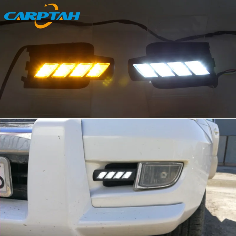 LED Daytime Running Light For Toyota Land Cruiser Prado 120 FJ120 Waterproof Yellow Turn Signal Indicator Light Bumper LED DRL
LED Daytime Running Light For Toyota Land Cruiser Prado 120 FJ120 Waterproof Yellow Turn Signal Indicator Light Bumper LED DRL