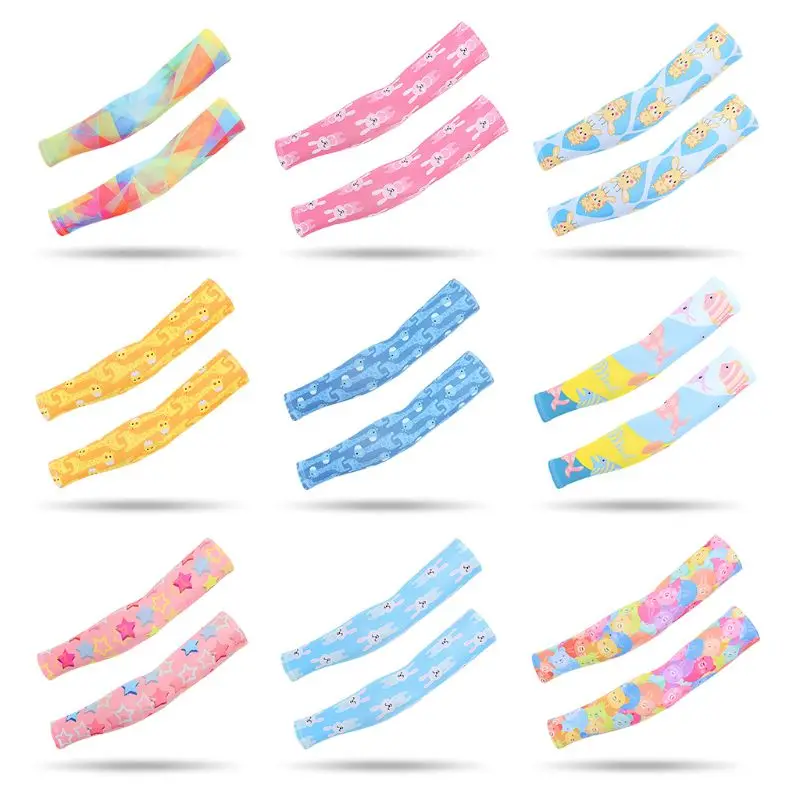 Children Kids Summer UV Protection Ice Silk Cooling Arm Sleeves Cute Cartoon Fish Star Animal Colorful Printed Protective Gloves
Children Kids Summer UV Protection Ice Silk Cooling Arm Sleeves Cute Cartoon Fish Star Animal Colorful Printed Protective Gloves