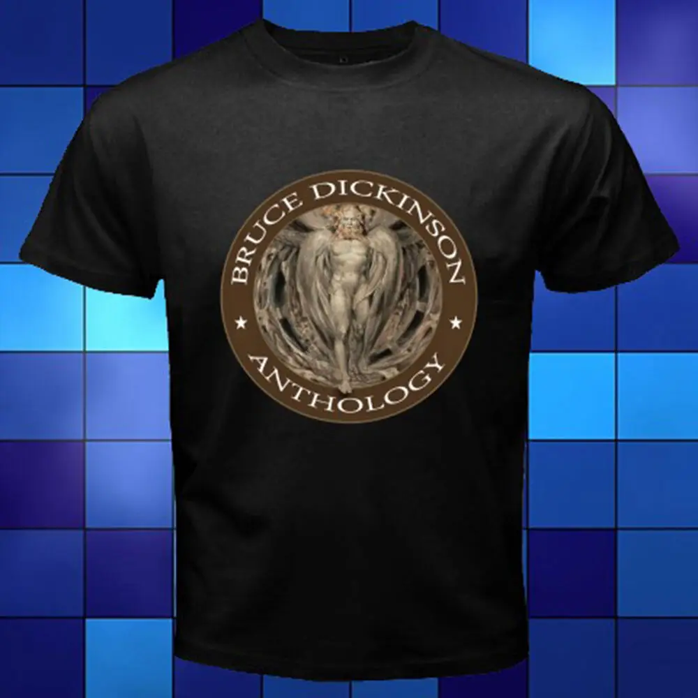 Новый Брюс Дикинсон Антология альбом черная футболка Размеры S M L XL 2XL 3XL модные