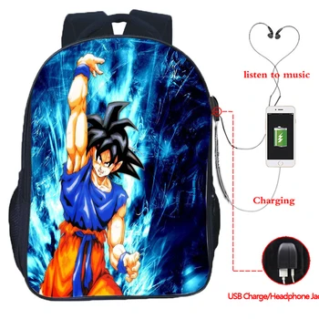 High Quality Dragon Ball School Rucksack Goku Vegeta Men Women Boys Girls School Mochila Fashion USB Charging Laptop Backpack
High Quality Dragon Ball School Rucksack Goku Vegeta Men Women Boys Girls School Mochila Fashion USB Charging Laptop Backpack