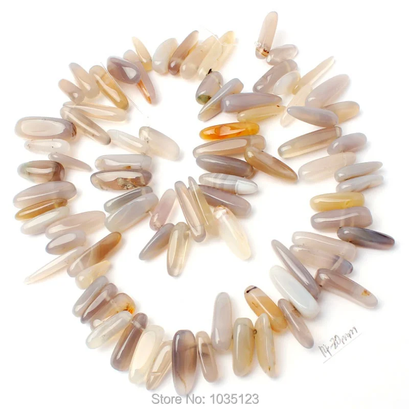 14-20mm Natural Gray Agates Stick Shape Loose Beads Strand 15" DIY Creative Jewellery Making w2903
14-20mm Natural Gray Agates Stick Shape Loose Beads Strand 15" DIY Creative Jewellery Making w2903