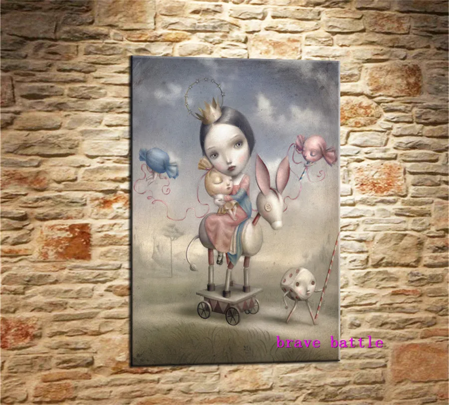 Mark Ryden Childish Strange Dark World Canvas Painting Living Room Bedroom Home Decor Modern Mural Art Oil Painting #102
Mark Ryden Childish Strange Dark World Canvas Painting Living Room Bedroom Home Decor Modern Mural Art Oil Painting #102