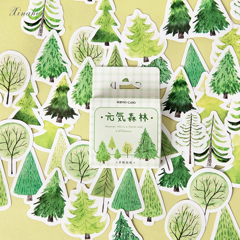 XINAHER 45pcs/box forest trees decoration paper sticker package DIY diary decoration sticker album scrapbooking
XINAHER 45pcs/box forest trees decoration paper sticker package DIY diary decoration sticker album scrapbooking
