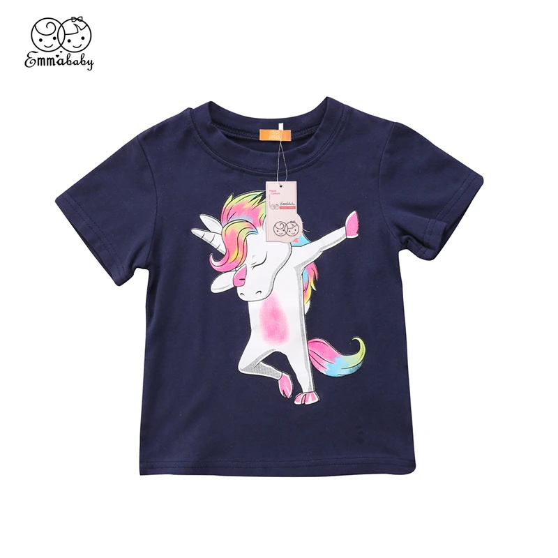 Emmababy 1-6Y Children baby boy girl T-shirts Summer Short Sleeves Cotton Cartoon Print Tee Clothes Kids Unicorn T Shirts Girls
Emmababy 1-6Y Children baby boy girl T-shirts Summer Short Sleeves Cotton Cartoon Print Tee Clothes Kids Unicorn T Shirts Girls