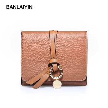 Female Short Cow Leather Wallet Women Wallet Fashion Card Holders Lady Purse Girls Sweet Color Cowhide Wallet
Female Short Cow Leather Wallet Women Wallet Fashion Card Holders Lady Purse Girls Sweet Color Cowhide Wallet