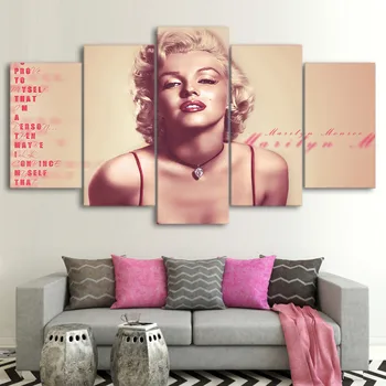 5 Panel HD Print Canvas Art Marilyn Monroe Pink Modern Home Decoration Image Paintings For Living Room Wall Nordic Poster
5 Panel HD Print Canvas Art Marilyn Monroe Pink Modern Home Decoration Image Paintings For Living Room Wall Nordic Poster