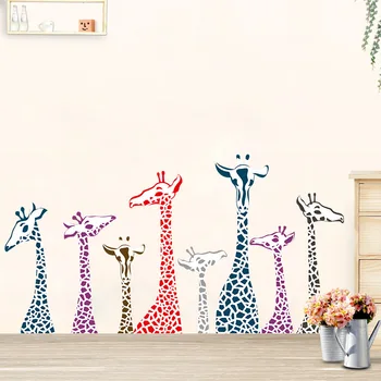New cartoon color giraffe DIY animal wall stickers Creative waterproof children bedroom kindergarten background home decoration
New cartoon color giraffe DIY animal wall stickers Creative waterproof children bedroom kindergarten background home decoration