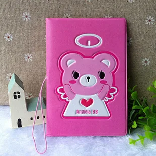 Pink Bear cute angel stereoscopic 3D Passport Cover Passport Holder document sets - essential travel abroad
Pink Bear cute angel stereoscopic 3D Passport Cover Passport Holder document sets - essential travel abroad