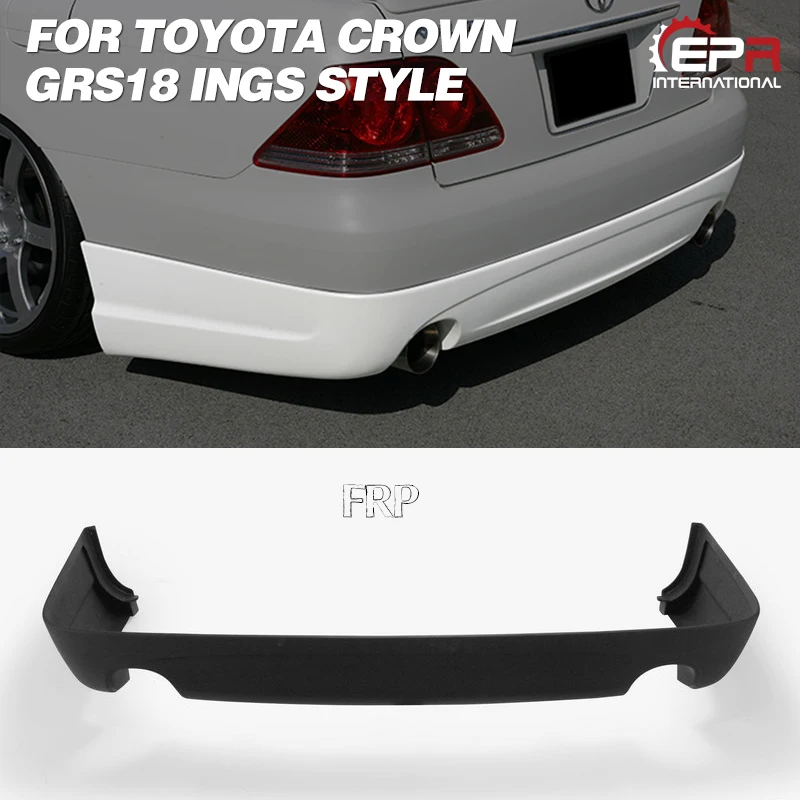 FRP Body Kits For Toyota Crown GRS18(2003-2008) INGS Style Glass Fiber Front/Rear lip/Side Skirt/Spoiler Trim For GRS18 Racing
FRP Body Kits For Toyota Crown GRS18(2003-2008) INGS Style Glass Fiber Front/Rear lip/Side Skirt/Spoiler Trim For GRS18 Racing
